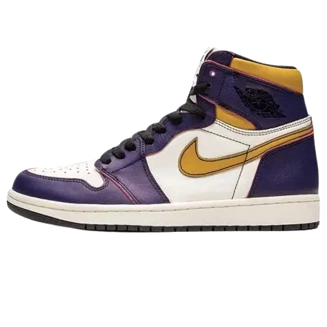 Full pair view of the Nike SB x Air Jordan 1 LA to Chicago, style CD6578-507, size 12. Authentic.
