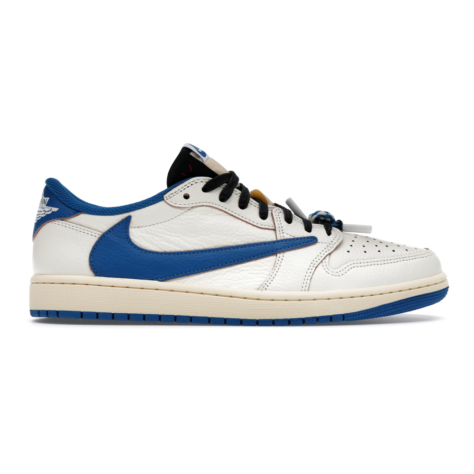 Jordan 1 Retro Low OG SP Fragment x Travis Scott Sail Military Blue DM7866-104 - authenticated by H4YF