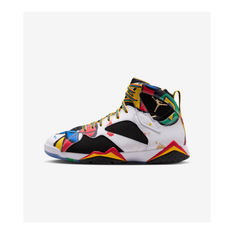 Air Jordan 7 Retro "Miró" White and Multi-Color IQ6573-100 - authenticated by H4YF