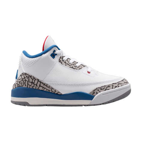 Jordan 3 Retro "True Blue" Little Kids'