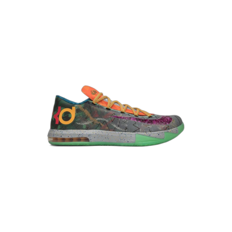 Nike What the KD 6 — Hoop Purple/Urgent Orange-Shark (669809-500)