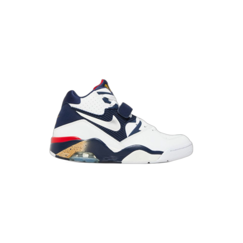 Nike Air Force 180 “Olympic” — White/Midnight Navy-Metallic Gold-Varsity Red (310095-100)