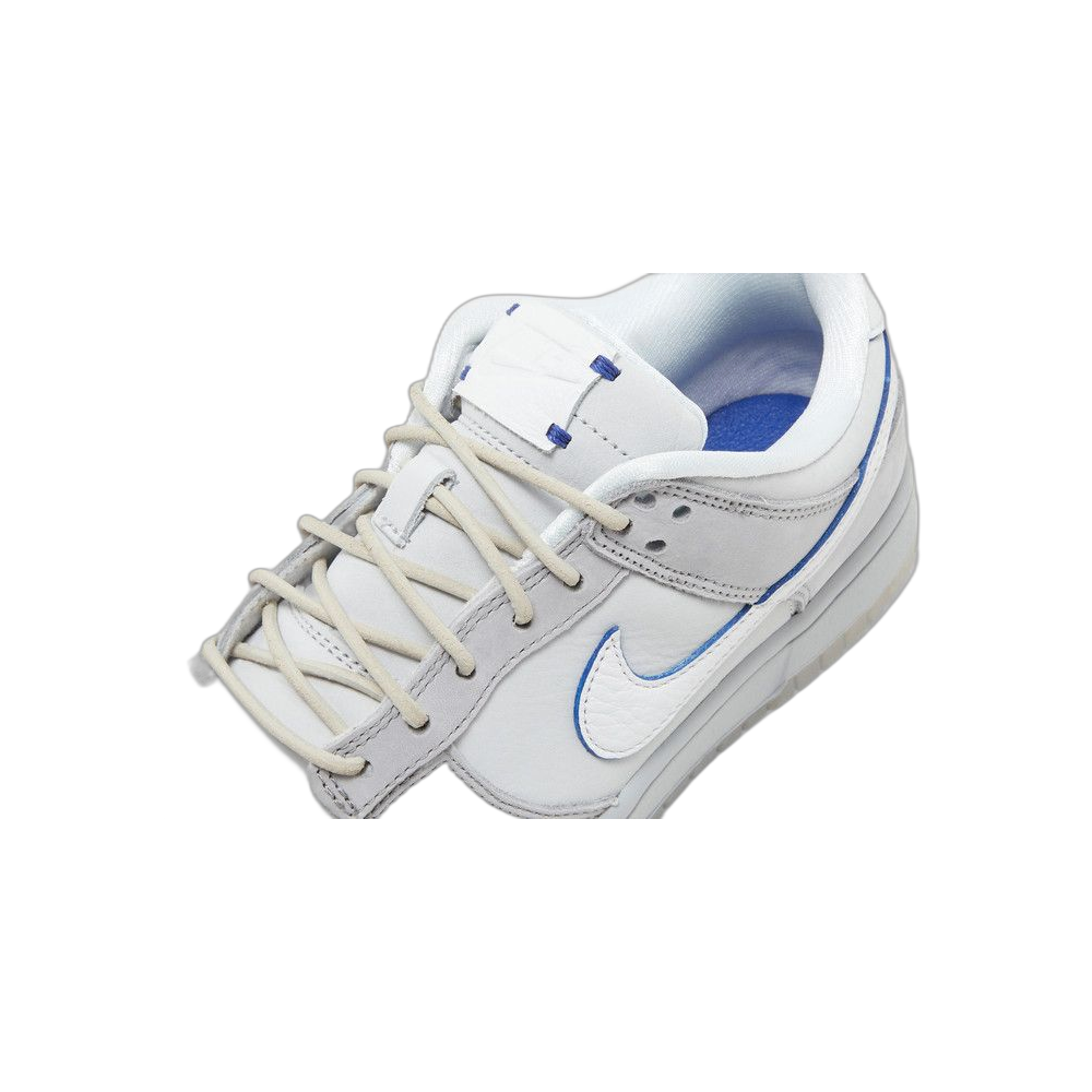 Nike Dunk Low “Wolf Grey” — Pure Platinum/White-Wolf Grey-Old Royal (DX3722-001)