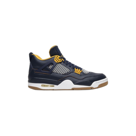 Air Jordan 4 “Dunk From Above” — Midnight Navy/Varsity Maize-White-Metallic Gold Star (308497-425)