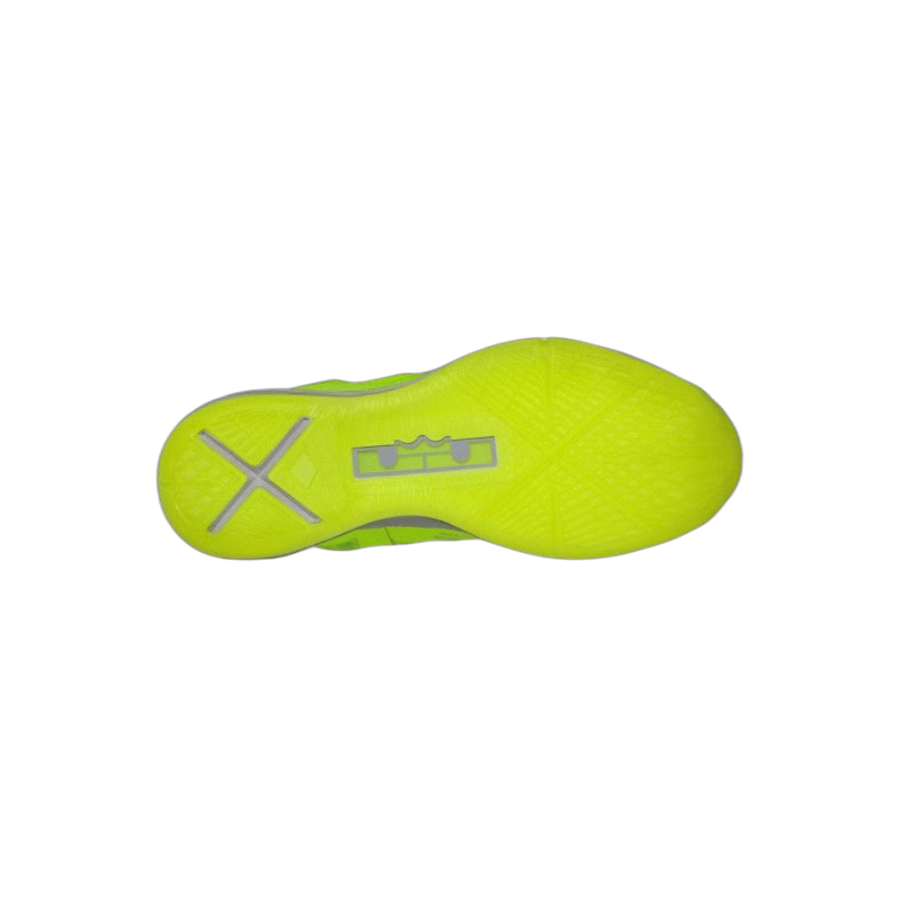 Nike LeBron X — Volt/Wolf Grey-Pure Platinum (541100-700)