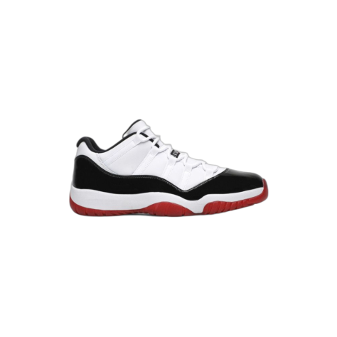 Air Jordan 11 Low "Concord Bred" — White/University Red/Black-True Red (AV2187-160)