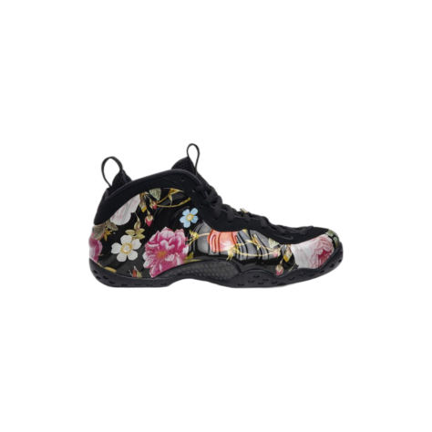Nike Air Foamposite One “Floral” — Black/Black-Metallic Gold (314996-012)