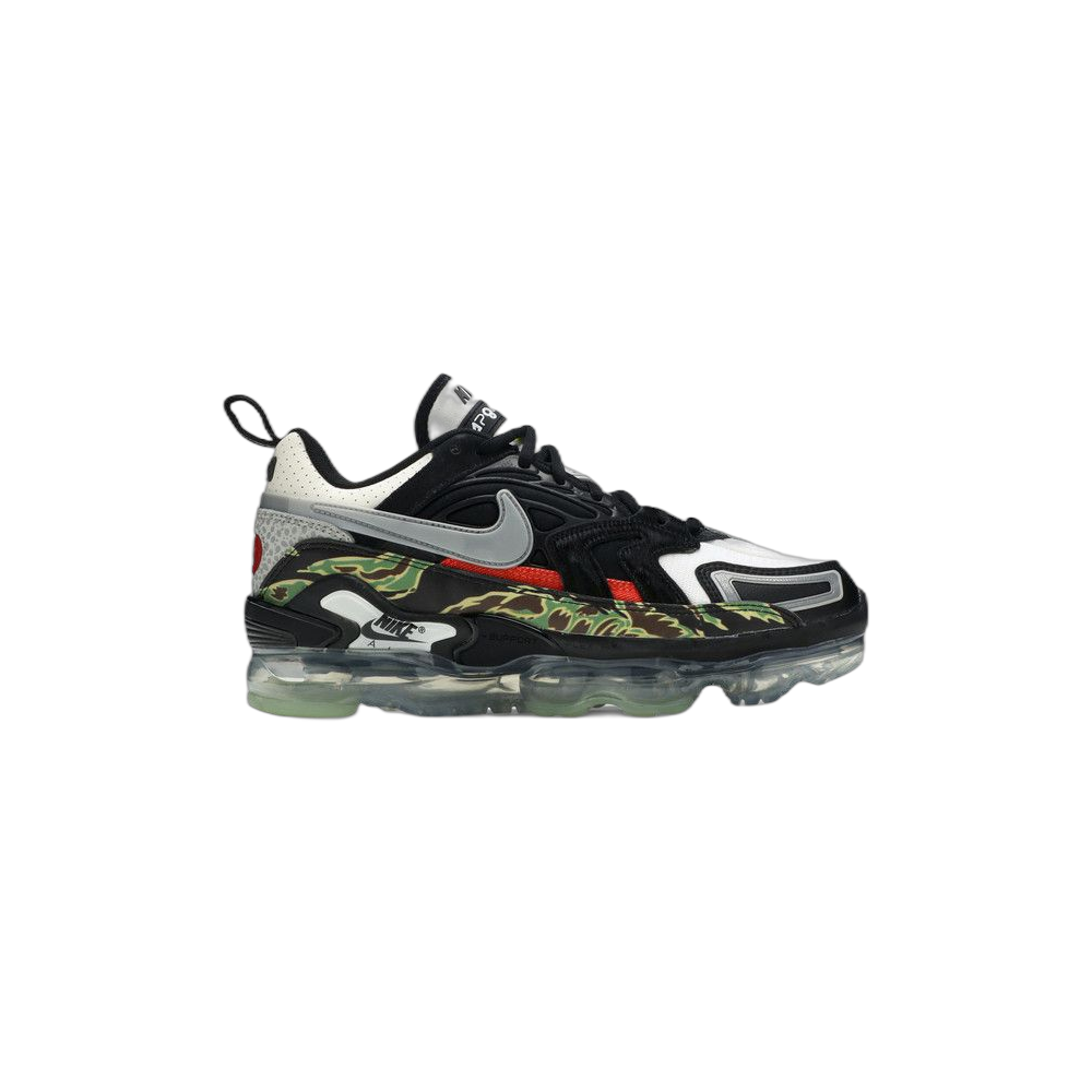 Nike Air VaporMax EVO NRG “Collector’s Closet” — Black/Clear-Metallic Silver-White-Bright Crimson-Volt (DD3054-001)
