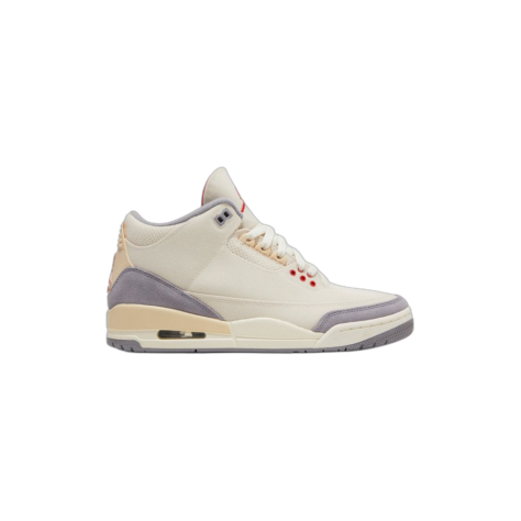 Air Jordan 3 “Muslin” — Muslin/University Red-Cement Grey-Sail (DH7139-100)