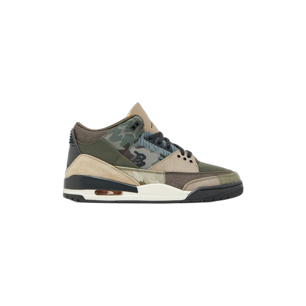Air Jordan 3 “Patchwork” — Dark Hazel/Multi-Color (DO1830-200)
