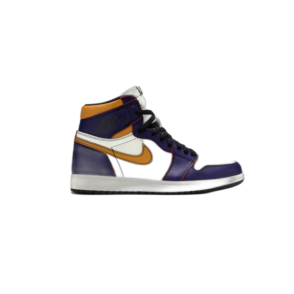Nike SB x Air Jordan 1 “LA to Chicago” — Court Purple/Sail-University Gold-Black (CD6578-507)