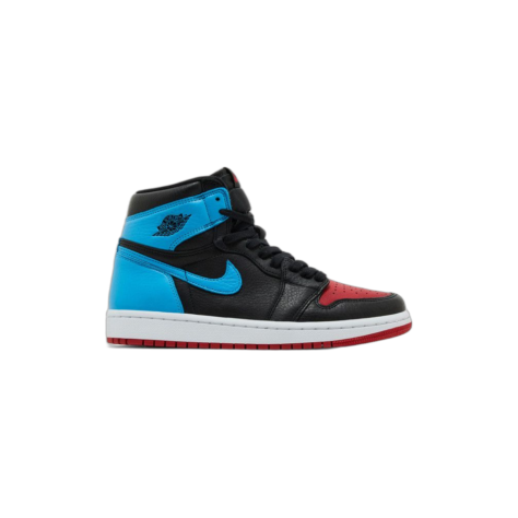 Air Jordan 1 High OG WMNS “UNC To Chicago” — Black/Dark Powder Blue-Gym Red (CD0461-046)