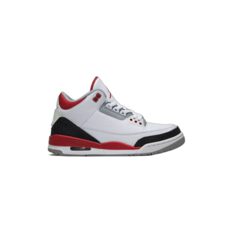 Air Jordan 3 “Fire Red” — White/Fire Red-Silver-Black (136064-120)