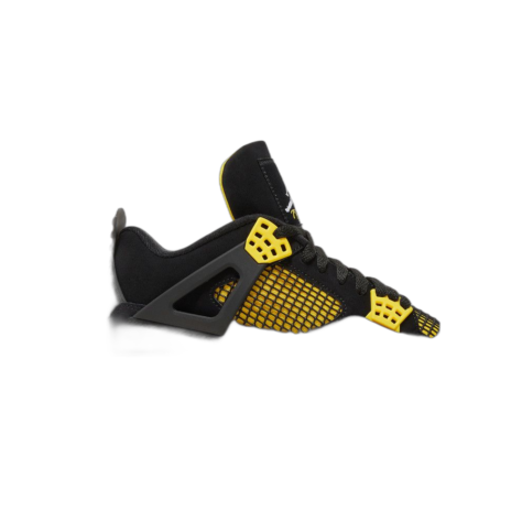 Air Jordan 4 “Thunder” — Black/Tour Yellow (DH6927-017)