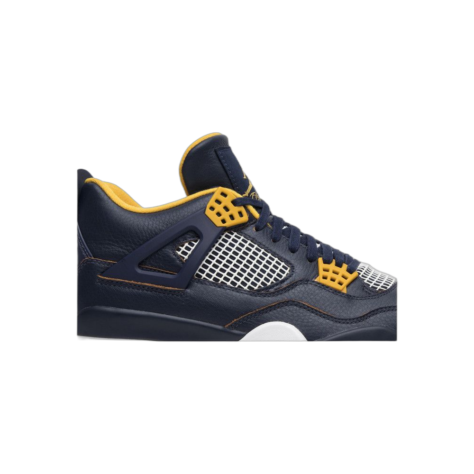 Air Jordan 4 “Dunk From Above” — Midnight Navy/Varsity Maize-White-Metallic Gold Star (308497-425)