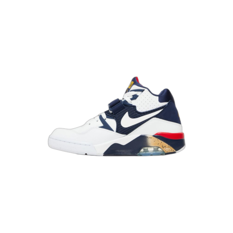 Nike Air Force 180 “Olympic” — White/Midnight Navy-Metallic Gold-Varsity Red (310095-100)