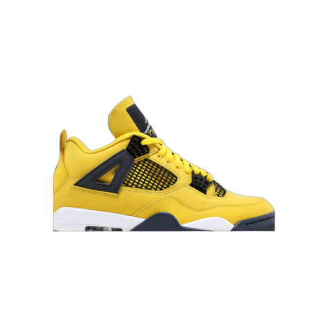 Air Jordan 4 “Lightning” — Tour Yellow/White-Dark Blue Grey (CT8527-700)