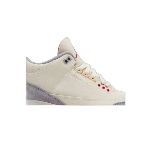 Air Jordan 3 “Muslin” — Muslin/University Red-Cement Grey-Sail (DH7139-100)