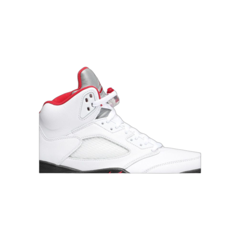 Air Jordan 5 “Fire Red” — White/Fire Red-Black (DA1911-102)