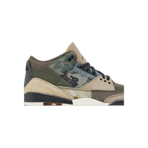 Air Jordan 3 “Patchwork” — Dark Hazel/Multi-Color (DO1830-200)
