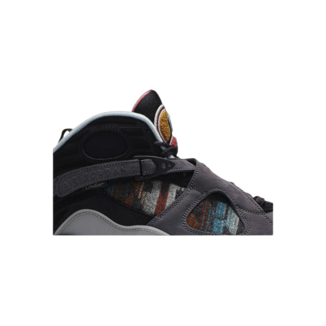 Air Jordan 8 N7 Pendleton — Thunder Grey/Light Graphite-Gold Suede-Black (CQ9601-001)