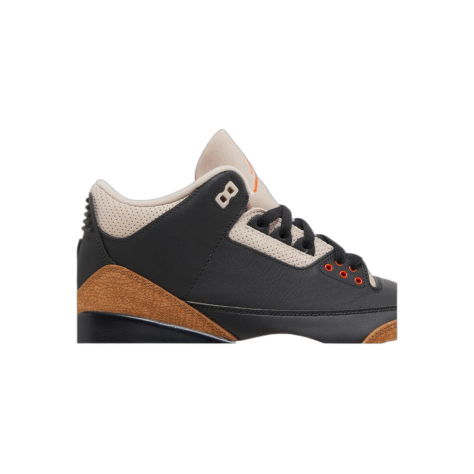Air Jordan 3 “Desert Elephant” — Black/Rush Orange-Fossil Stone-Sail (CT8532-008)