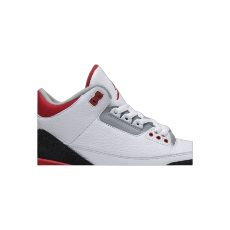 Air Jordan 3 “Fire Red” — White/Fire Red-Silver-Black (136064-120)
