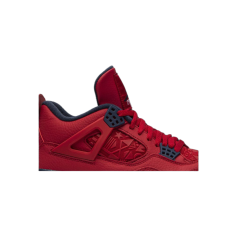 Air Jordan 4 SE “FIBA” — Gym Red/White-Metallic Gold-Obsidian (CI1184-617)