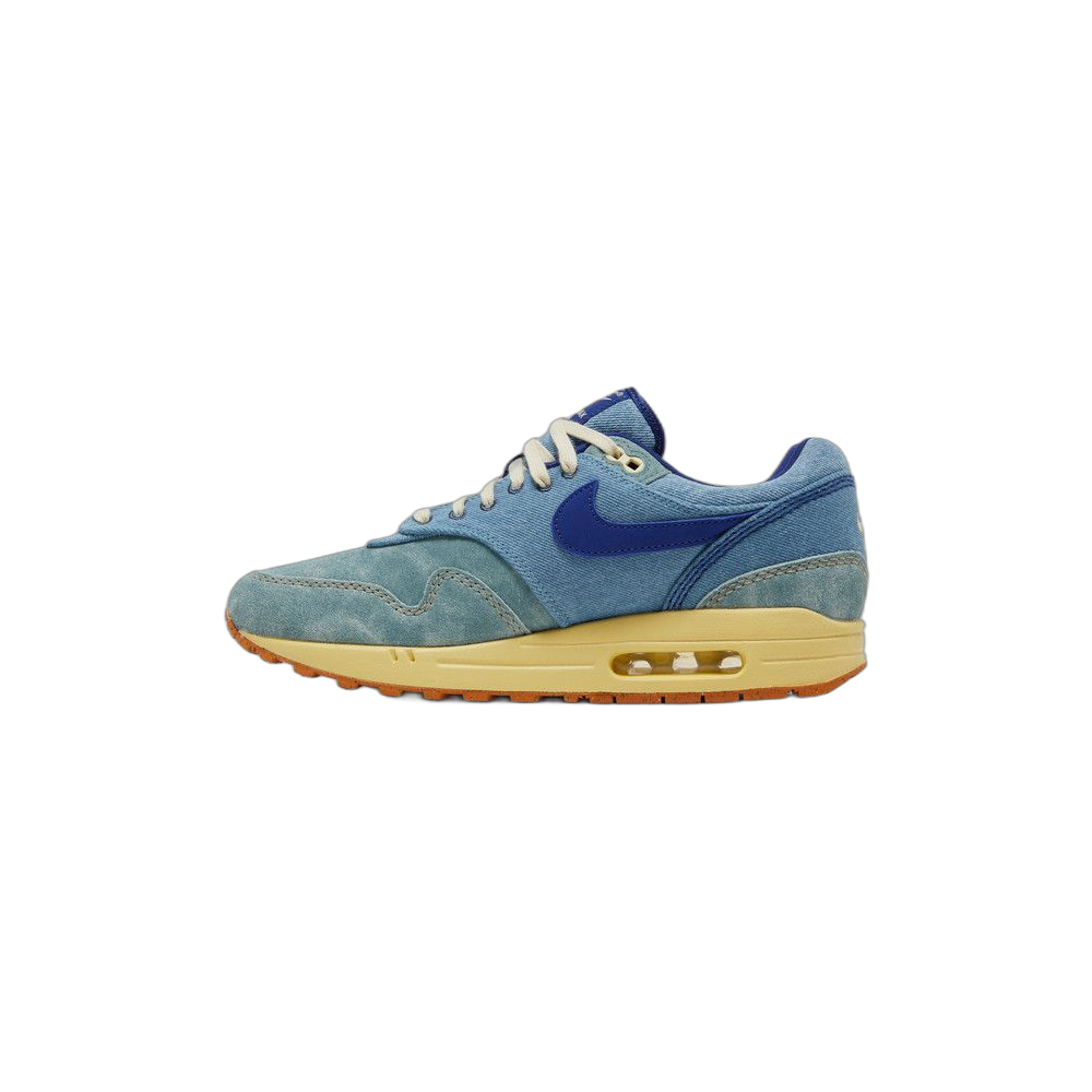 Nike Air Max 1 “Dirty Denim” — Mineral Slate/Deep Royal Blue-Lemon Wash (DV3050-300)