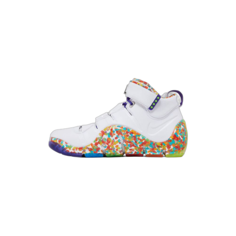Nike LeBron 4 “Fruity Pebbles” — White/True Red-Mean Green-Varsity Purple (DQ9310-100)