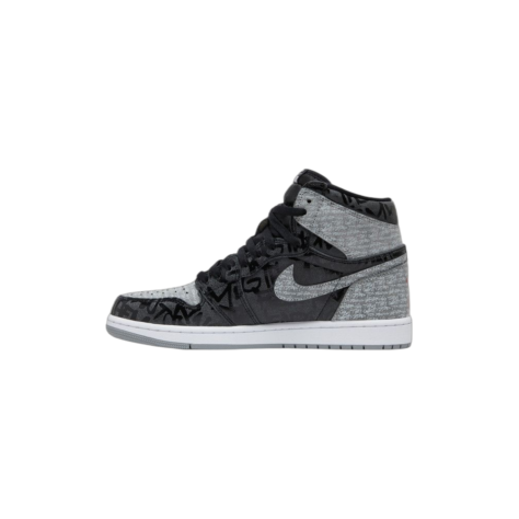 Air Jordan 1 High OG “Rebellionaire” — Black/White-Particle Grey (555088-036)