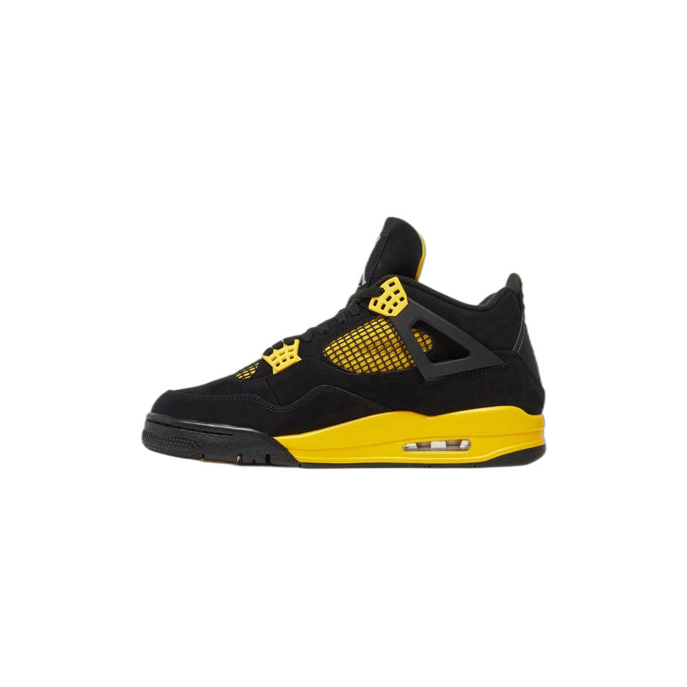 Air Jordan 4 “Thunder” — Black/Tour Yellow (DH6927-017)
