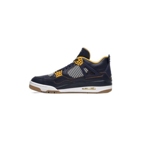Air Jordan 4 “Dunk From Above” — Midnight Navy/Varsity Maize-White-Metallic Gold Star (308497-425)