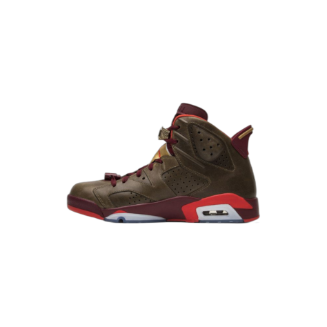Air Jordan 6 “Cigar” — Raw Umber/Team Red-Metallic Gold-Challenge Red (384664 250)