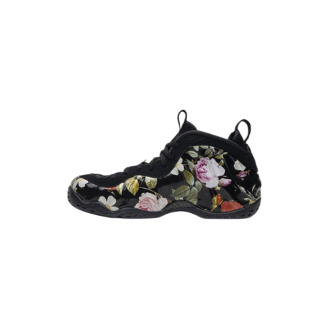 Nike Air Foamposite One “Floral” — Black/Black-Metallic Gold (314996-012)
