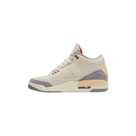 Air Jordan 3 “Muslin” — Muslin/University Red-Cement Grey-Sail (DH7139-100)