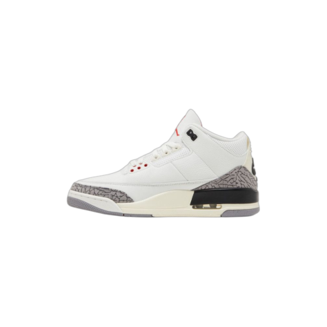Air Jordan 3 “White Cement” — Summit White/Fire Red-Black-Cement Grey (DN3707-100)