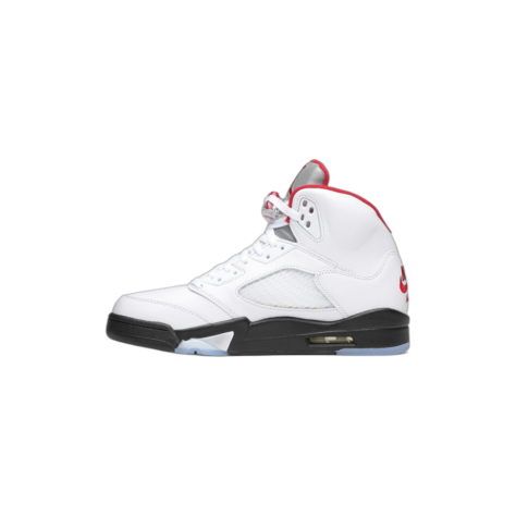 Air Jordan 5 “Fire Red” — White/Fire Red-Black (DA1911-102)