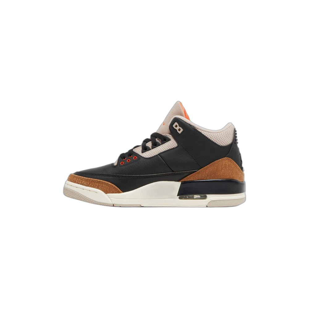 Air Jordan 3 “Desert Elephant” — Black/Rush Orange-Fossil Stone-Sail (CT8532-008)