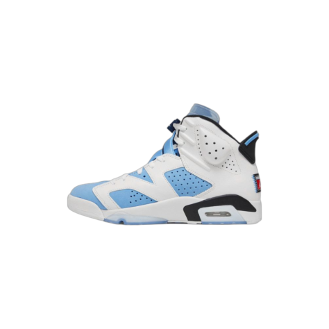 Air Jordan 6 “UNC” — University Blue/White-College Navy-Black (CT8529-410)