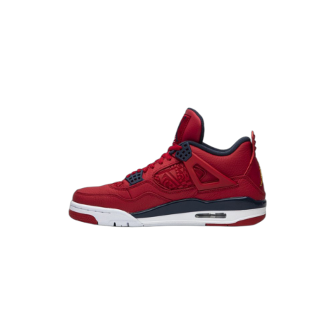 Air Jordan 4 SE “FIBA” — Gym Red/White-Metallic Gold-Obsidian (CI1184-617)