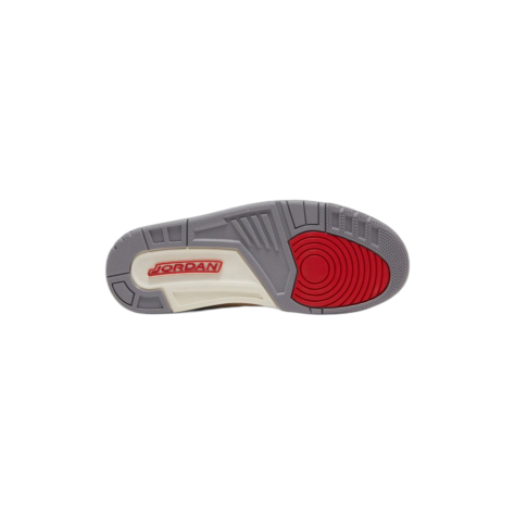 Air Jordan 3 “Muslin” — Muslin/University Red-Cement Grey-Sail (DH7139-100)