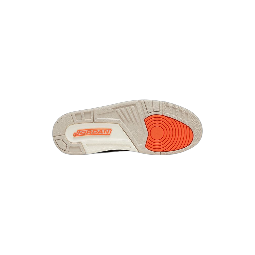 Air Jordan 3 “Desert Elephant” — Black/Rush Orange-Fossil Stone-Sail (CT8532-008)