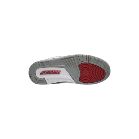 Air Jordan 3 “Fire Red” — White/Fire Red-Silver-Black (136064-120)