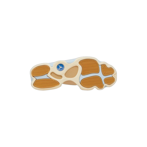 SoleFly x Air Jordan 13 “Celestine Blue” — Muslin/Light Smoke Grey-Gum Light Brown-Celestine Blue (DX5763-100)