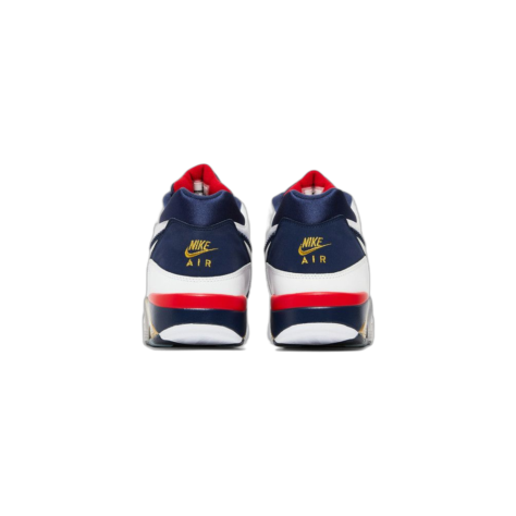 Nike Air Force 180 “Olympic” — White/Midnight Navy-Metallic Gold-Varsity Red (310095-100)