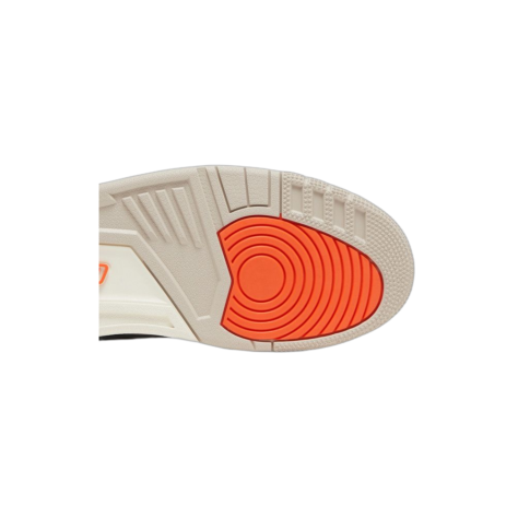 Air Jordan 3 “Desert Elephant” — Black/Rush Orange-Fossil Stone-Sail (CT8532-008)