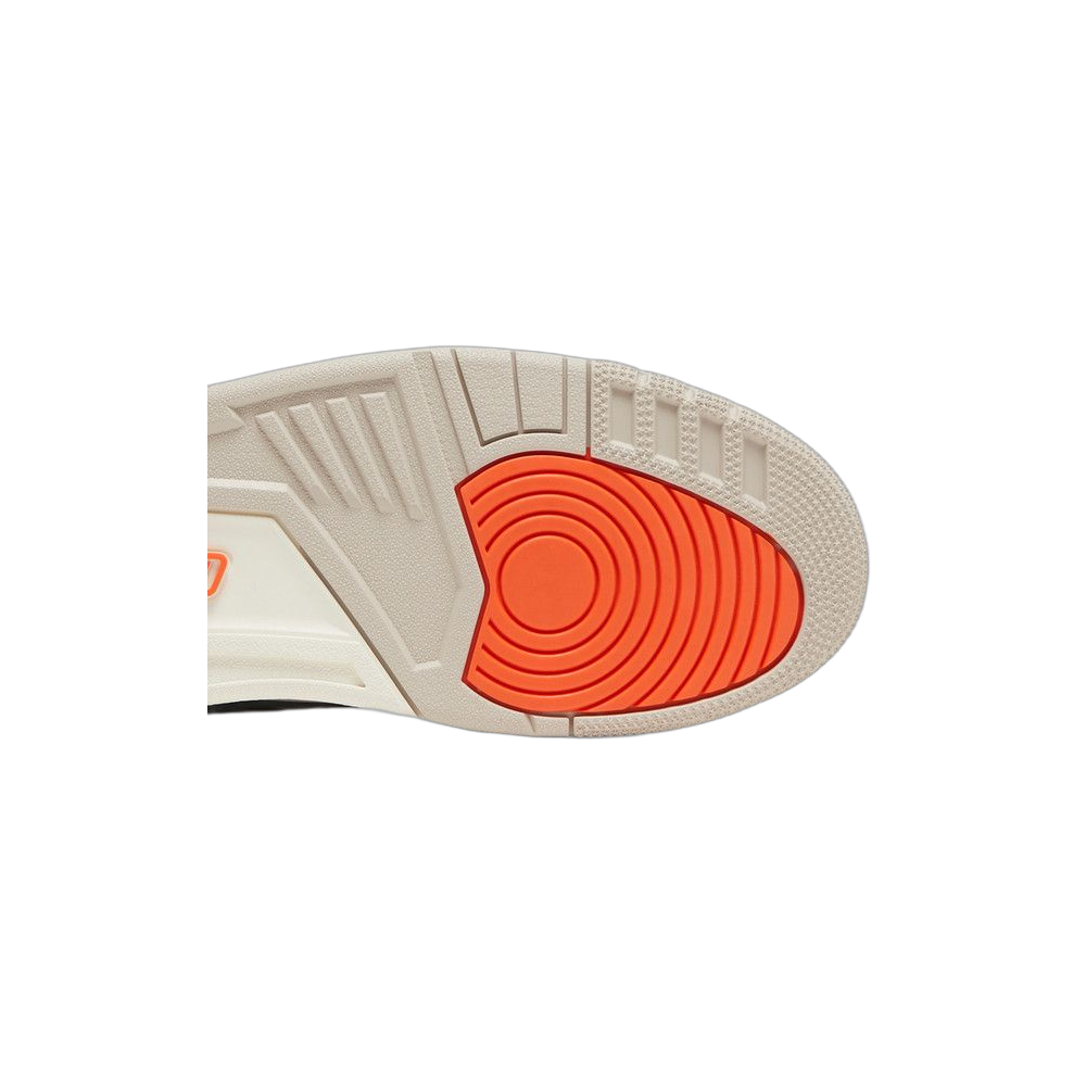 Air Jordan 3 “Desert Elephant” — Black/Rush Orange-Fossil Stone-Sail (CT8532-008)