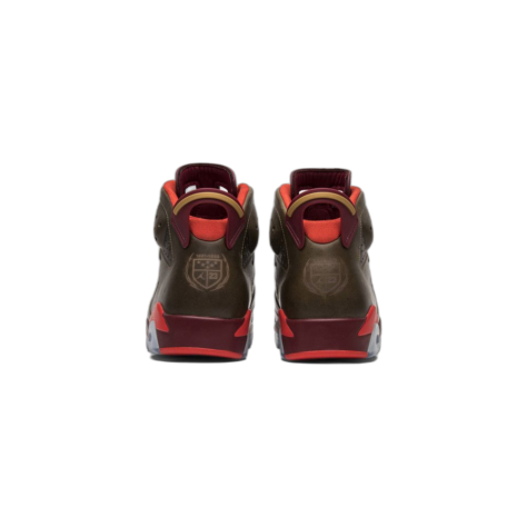 Air Jordan 6 “Cigar” — Raw Umber/Team Red-Metallic Gold-Challenge Red (384664 250)