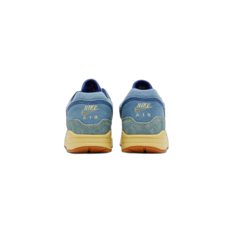 Nike Air Max 1 “Dirty Denim” — Mineral Slate/Deep Royal Blue-Lemon Wash (DV3050-300)